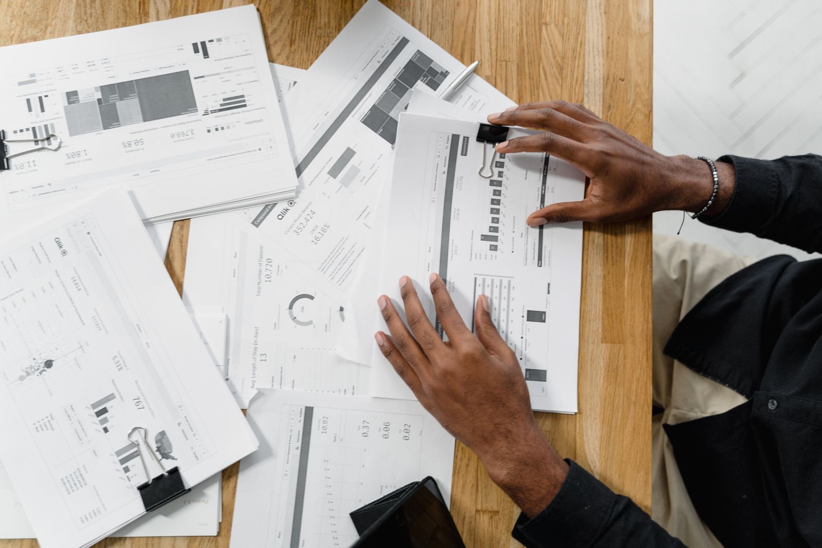 Desk with documents and GDPR compliance elements.